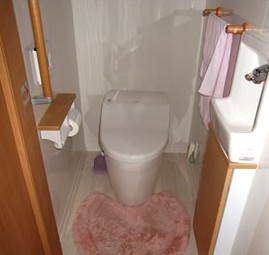 きもちよい空間になったトイレ