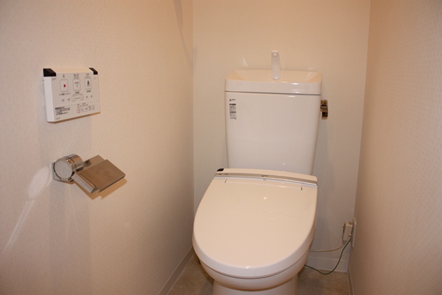 手洗い付でシンプルなトイレになっています