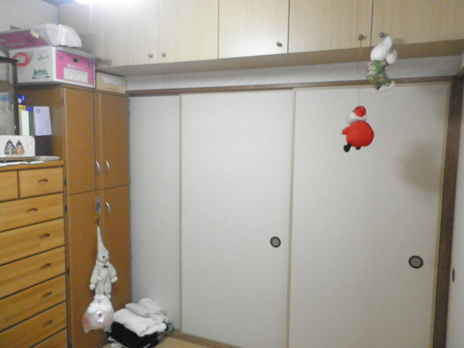 いたって普通の真っ白な襖