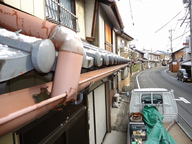 雨どい工事