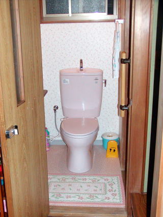 洋式トイレに改装終了