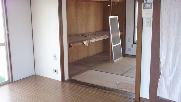 施工前写真です。