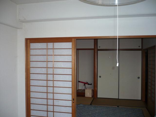 通気性が悪くカビが発生していた室内