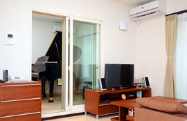 自宅でのピアノ教室を実現する防音室