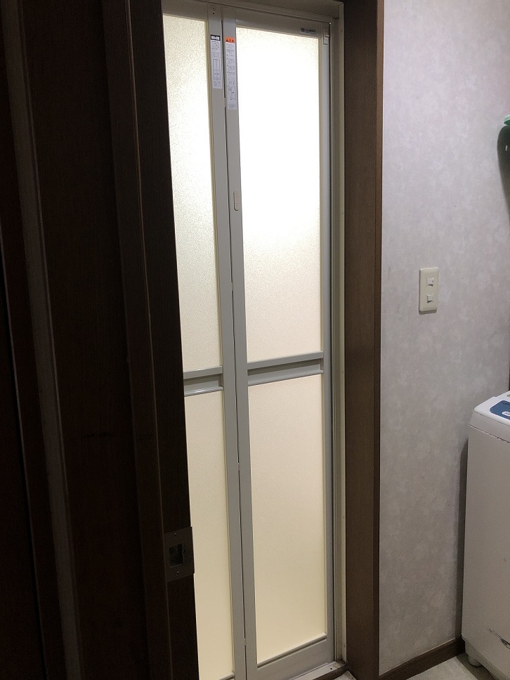 LIXILリフォーム浴室ドアアタッチメント工法