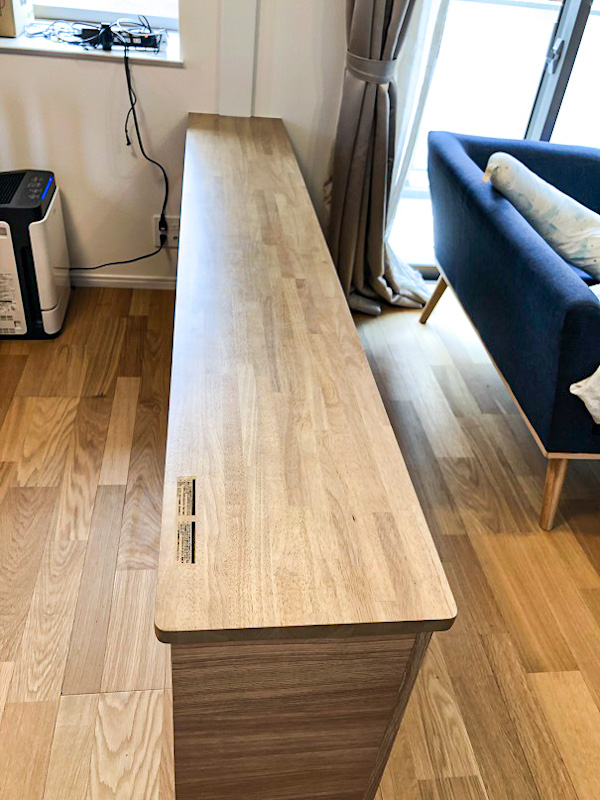 造作家具リフォーム。間仕切り壁を撤去。インテリアコディネート