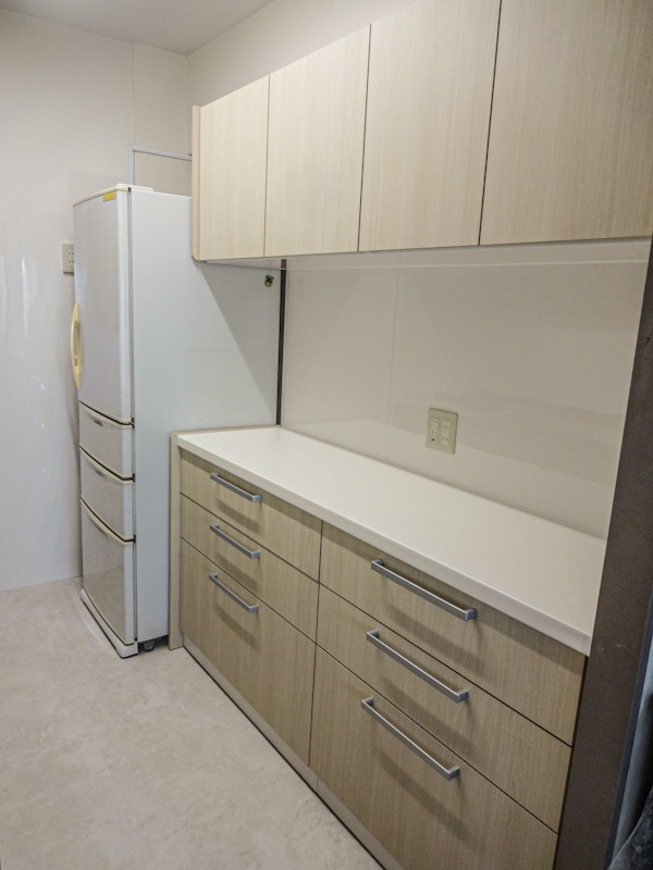 家電置き場も確保