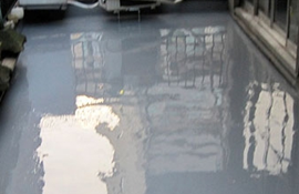 ベランダ防水工事で雨漏り解消