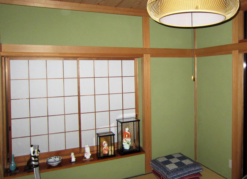 和室・京壁の塗り直しと畳の表替え