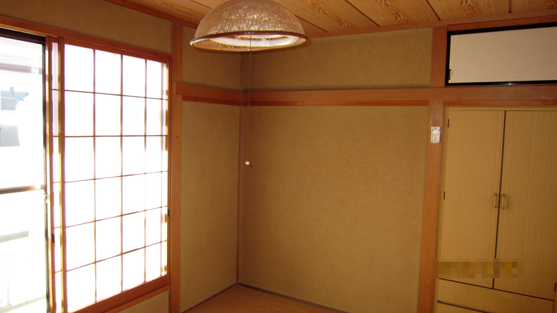 和室京壁の塗り替えと畳の表替え