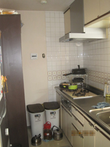 収納が小さく、壁面がタイルの為お手入れが大変でした。