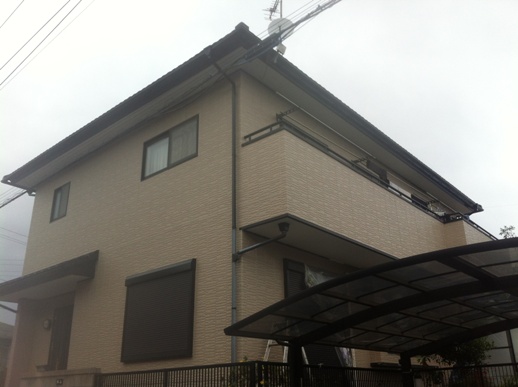 暖かみのある色で施工しました。