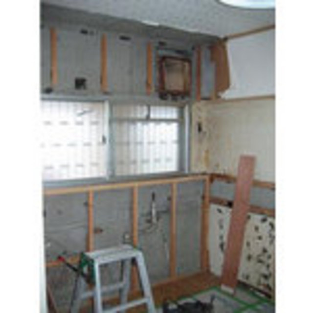 工事中の様子です。