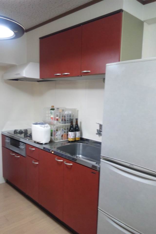 まるで交換したかのようなキッチン。