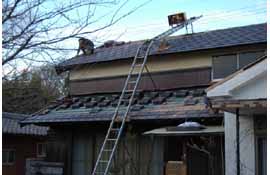 屋根瓦の耐震補強