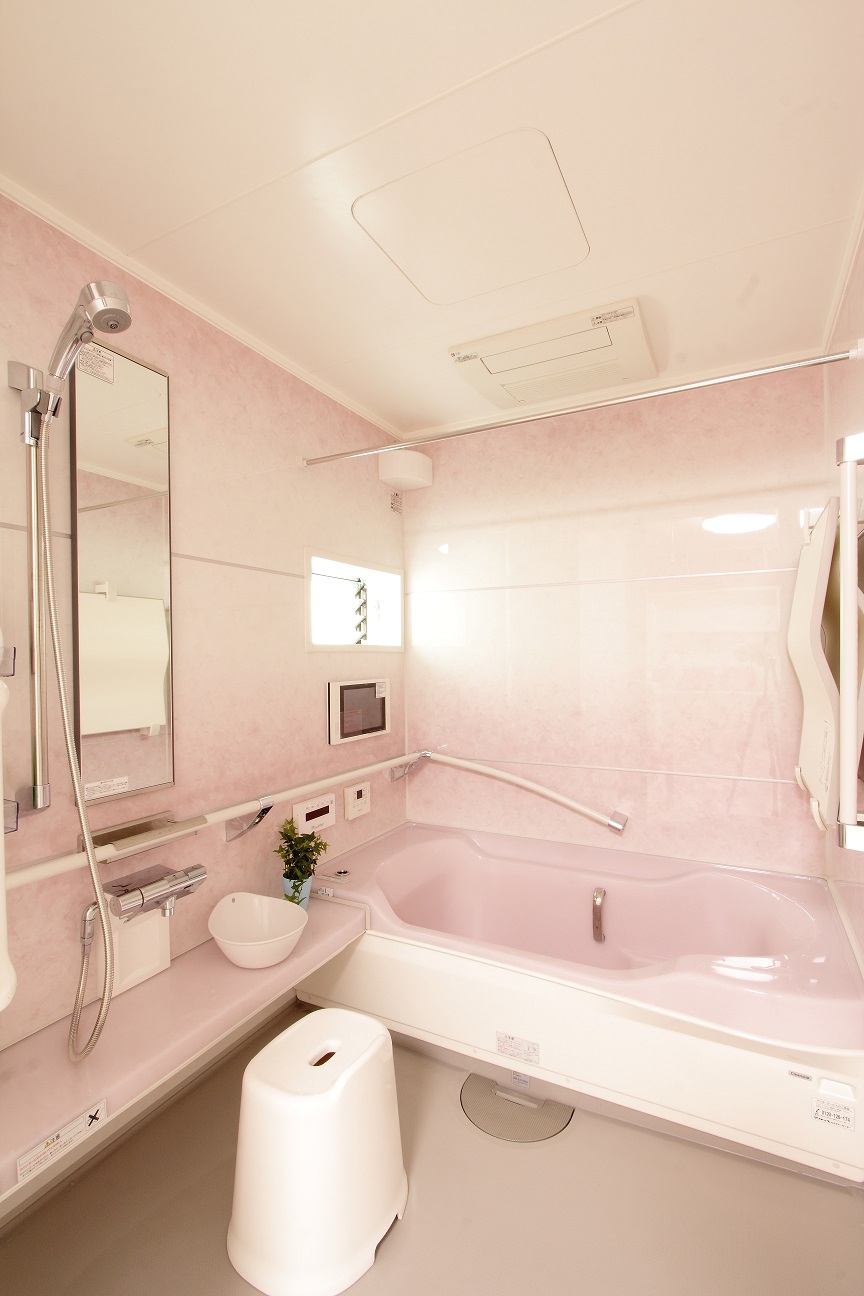 デザインがかわいい浴室