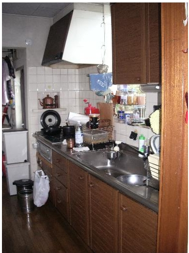 収納スペースが小さそうです。