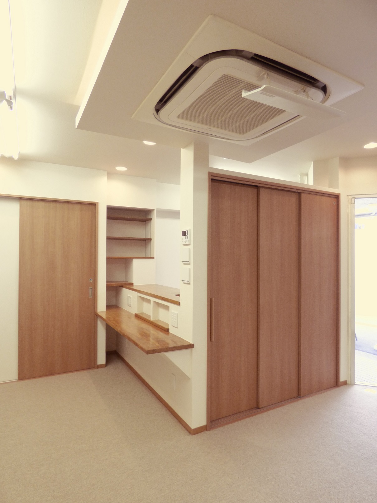 風向き調整器がついています