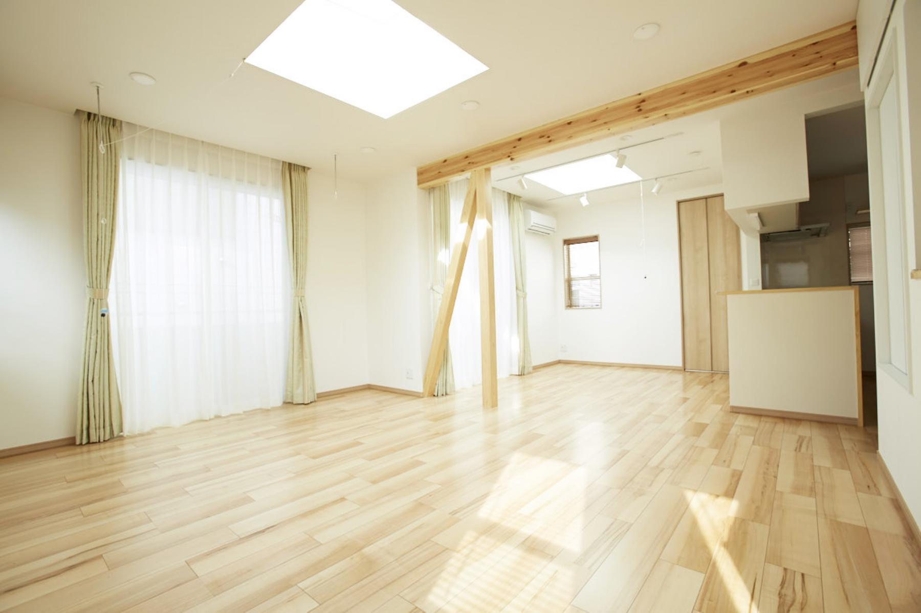 梁や筋交いを設置して耐震性もアップ