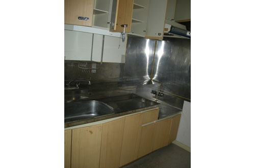 昔ながらの流し台でした