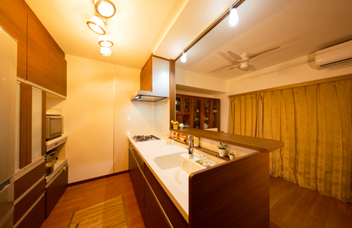 収納や動線を考慮した使い勝手の良いキッチン