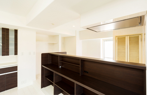 便利なリビング収納になっています。