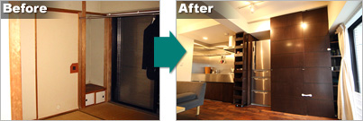 Before→After