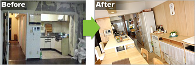 Before→After