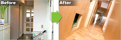 Before→After