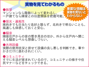 実物を見てわかるもの