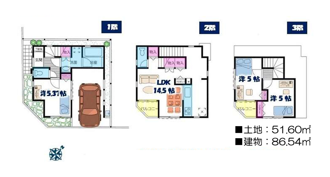 葛飾区東新小岩４丁目新築戸建