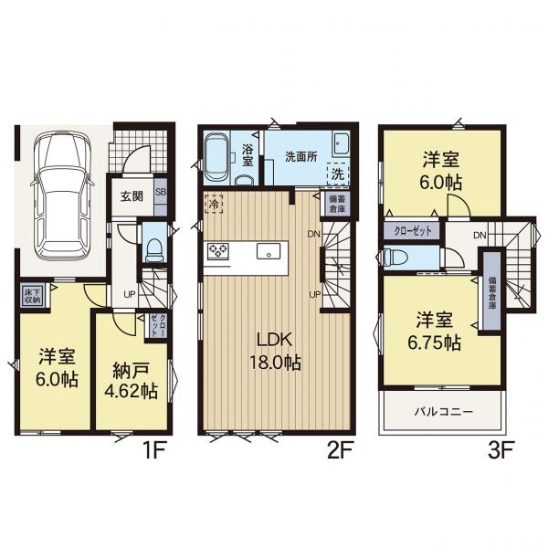 新築分譲戸建　大口　全5棟