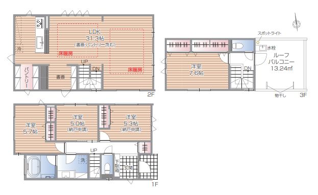 中野区新井１丁目　新築戸建て