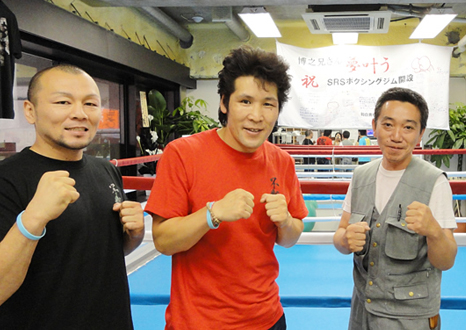 坂本博之さんら、トップレベルのボクサーが集まるジムです。