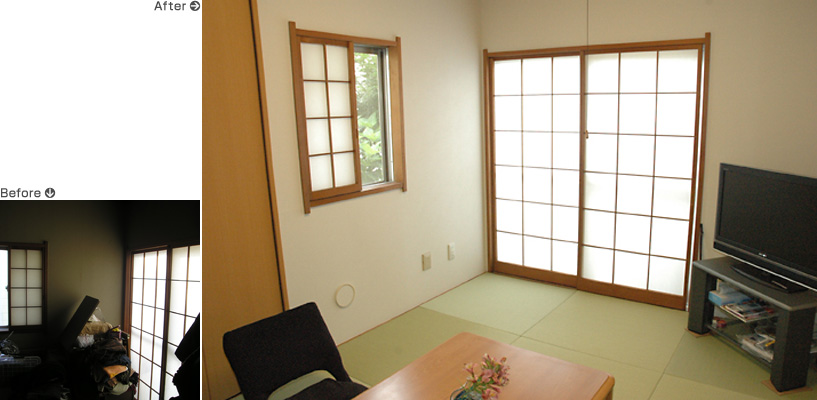 琉球畳や堀コタツなどを新設しました。