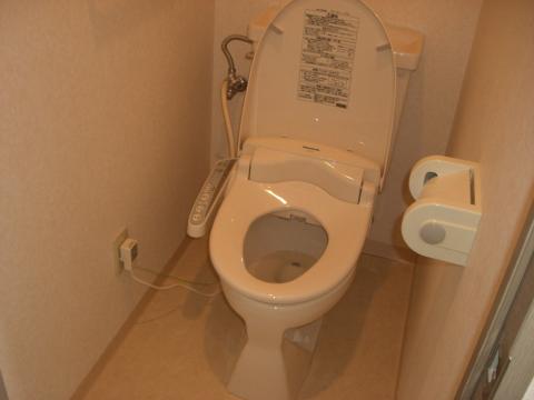 トイレは便器取り換え・床張り替え・クロスの張り替えをしました。