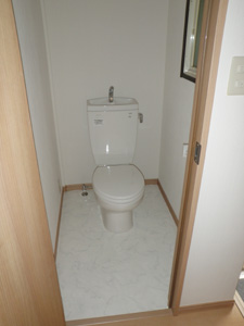 段差もなく安全で使いやすいトイレ