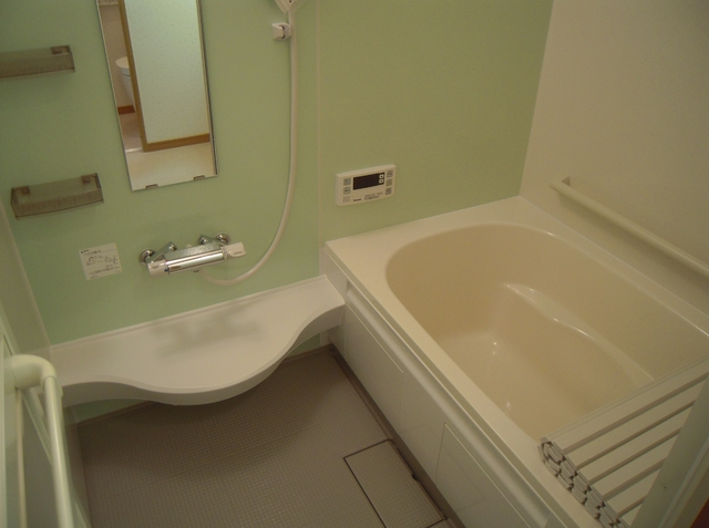色合いの素敵な浴室