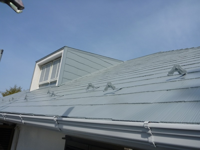 屋根はもちろんサーモアイ４Fで仕上げました。