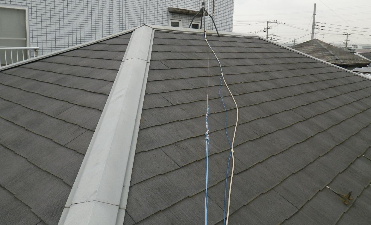 屋根改修断熱塗装