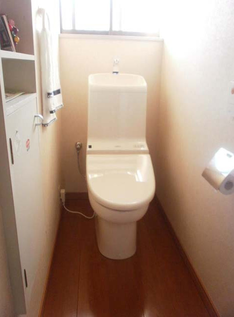 温かみのあるトイレ空間