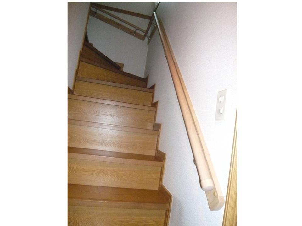 階段手すり取り付け工事